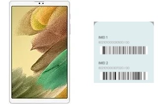 How to find the IMEI code on Galaxy Tab A7 Lite