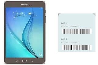 How to see the IMEI code in Galaxy Tab A 8.0 (2015)