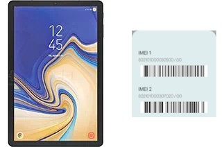 How to find the IMEI code on Galaxy Tab S4 10.5