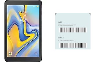 How to see the IMEI code in Galaxy Tab A 8.0 (2018)