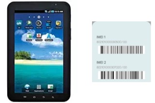 How to see the IMEI code in Galaxy Tab T-Mobile T849