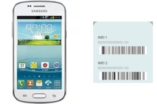 How to see the IMEI code in Galaxy Trend II Duos S7572