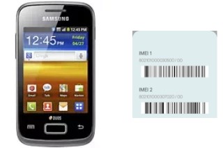 How to find the IMEI code on Galaxy Y Duos S6102