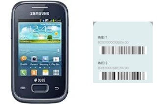 How to find the IMEI code on Galaxy Y Plus S5303