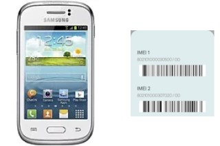 How to find the IMEI code on Galaxy Young S6310