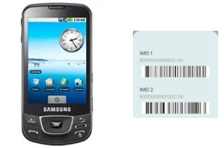 How to see the IMEI code in I7500 Galaxy