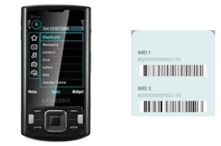 How to see the IMEI code in i8510 INNOV8