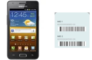 How to find the IMEI code on I9103 Galaxy R