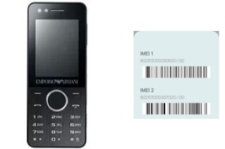 How to find the IMEI code on M7500 Emporio Armani