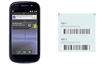 How to see the IMEI code in Google Nexus S I9020A