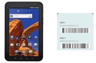 How to see the IMEI code in P1010 Galaxy Tab Wi-Fi