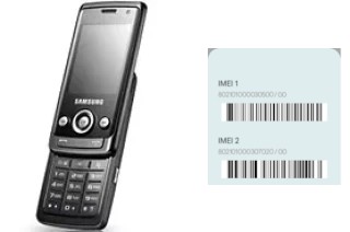 How to find the IMEI code on P270