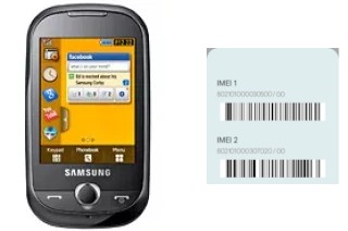 How to find the IMEI code on S3650 Corby