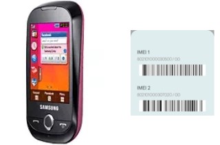 How to find the IMEI code on S3650W Corby