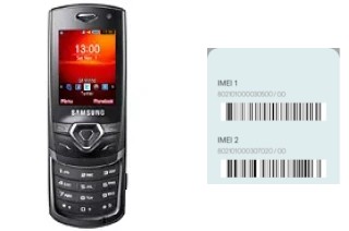 How to find the IMEI code on S5550 Shark 2