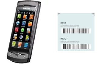 How to find the IMEI code on S8500 Wave