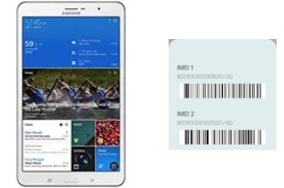 How to see the IMEI code in Galaxy Tab Pro 8.4 3G/LTE