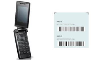 How to find the IMEI code on V820L