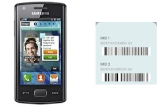 How to find the IMEI code on S5780 Wave 578