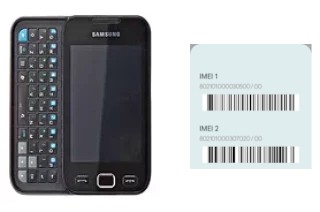 How to find the IMEI code on S5330 Wave533