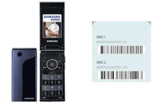 How to find the IMEI code on X520