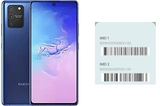 How to find the IMEI code on Galaxy S10 Lite