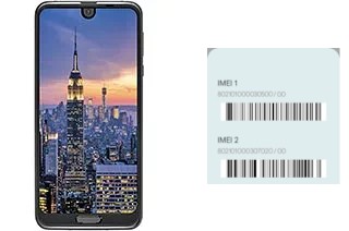 How to see the IMEI code in Aquos R2