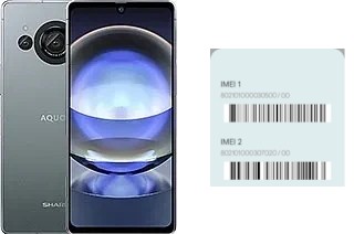 How to see the IMEI code in Aquos R8s