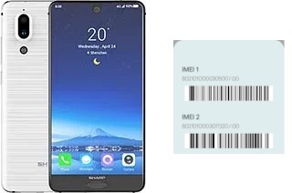 How to find the IMEI code on Aquos S2