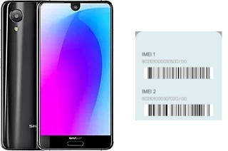 How to see the IMEI code in Aquos S3 mini