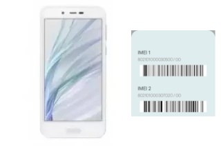 How to see the IMEI code in Aquos Sense Lite