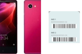 How to see the IMEI code in Aquos Xx2 Mini