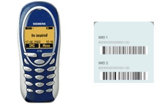 How to see the IMEI code in Siemens A50