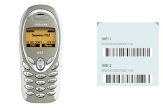 How to see the IMEI code in Siemens A52