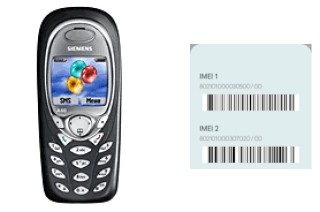 How to see the IMEI code in Siemens A60