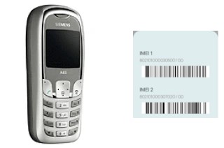 How to find the IMEI code on Siemens A65