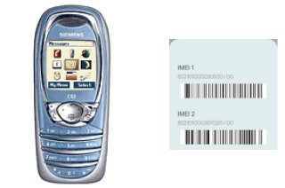 How to see the IMEI code in Siemens C62