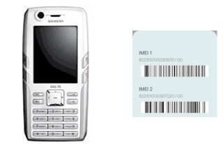 How to see the IMEI code in SXG75