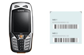 How to find the IMEI code on Siemens M65