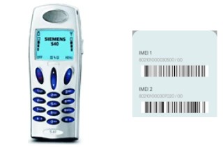 How to find the IMEI code on Siemens S40