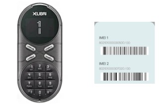 How to find the IMEI code on Xelibri 1