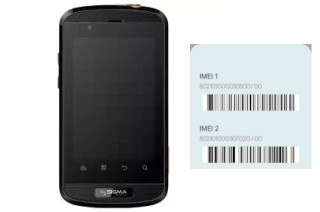 How to see the IMEI code in Sigma mobile X-treme PQ11