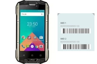 How to see the IMEI code in Sigma mobile X-treme PQ17