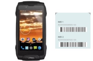 How to see the IMEI code in Sigma mobile X-treme PQ25