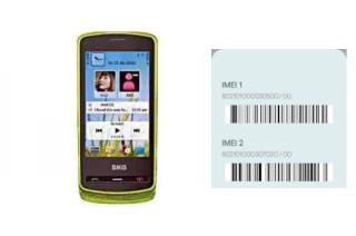 How to see the IMEI code in N-78