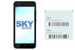 How to find the IMEI code on Sky Devices Elite Photo Pro