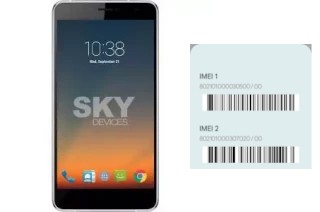 How to find the IMEI code on Sky Elite 6-0L Plus