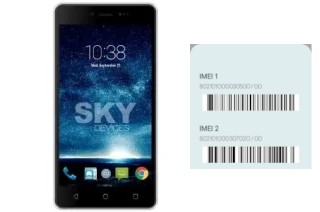 How to find the IMEI code on Sky Fuego 5-0 Plus