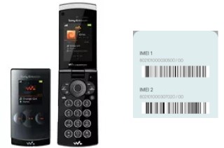 How to find the IMEI code on W980