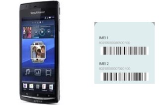 How to see the IMEI code in Xperia Arc